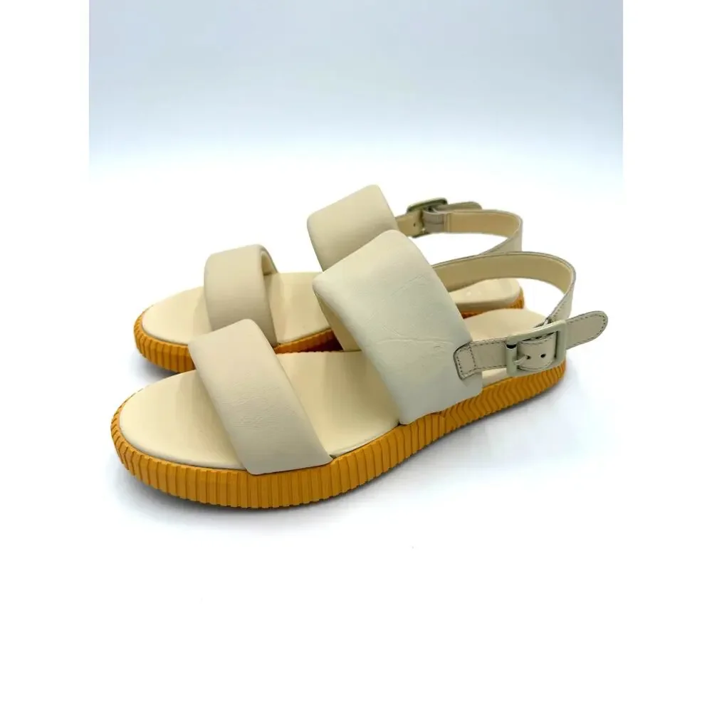 Sorel Women's Ona Streetworks Sandal - Honey White/Yellow Ray - Women's 10